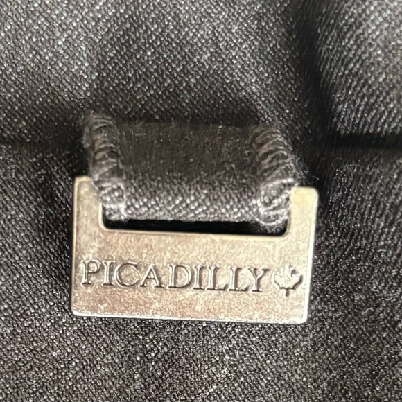 Piccadilly Pull-On Straight Leg Pants in Heather Charcoal Size 8 EUC - Picture 4 of 10